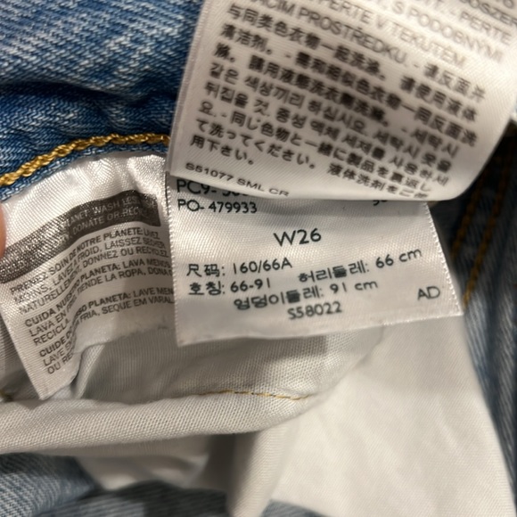 Levi 501 jean shorts - Picture 3 of 3